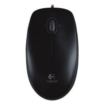 Mouse LOGITECH M100, Negro, 3 botones, USB, Óptico, 1000 DPI