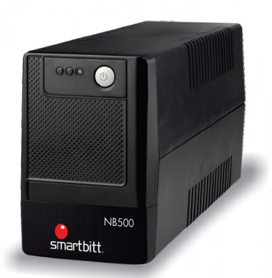 *No-Break SMARTBITT SMARTBITT NB500, 500 VA, 250 W, Negro, Hogar