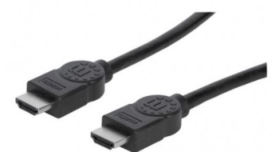 *Cable HDMI MANHATTAN, 2 m, HDMI, HDMI, Macho/Macho, Negro