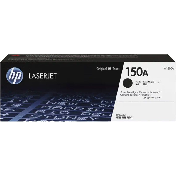 Cartucho Tóner HP 150A, Negro, HP LaserJet M111, MFP M141, Cartucho, W1500A